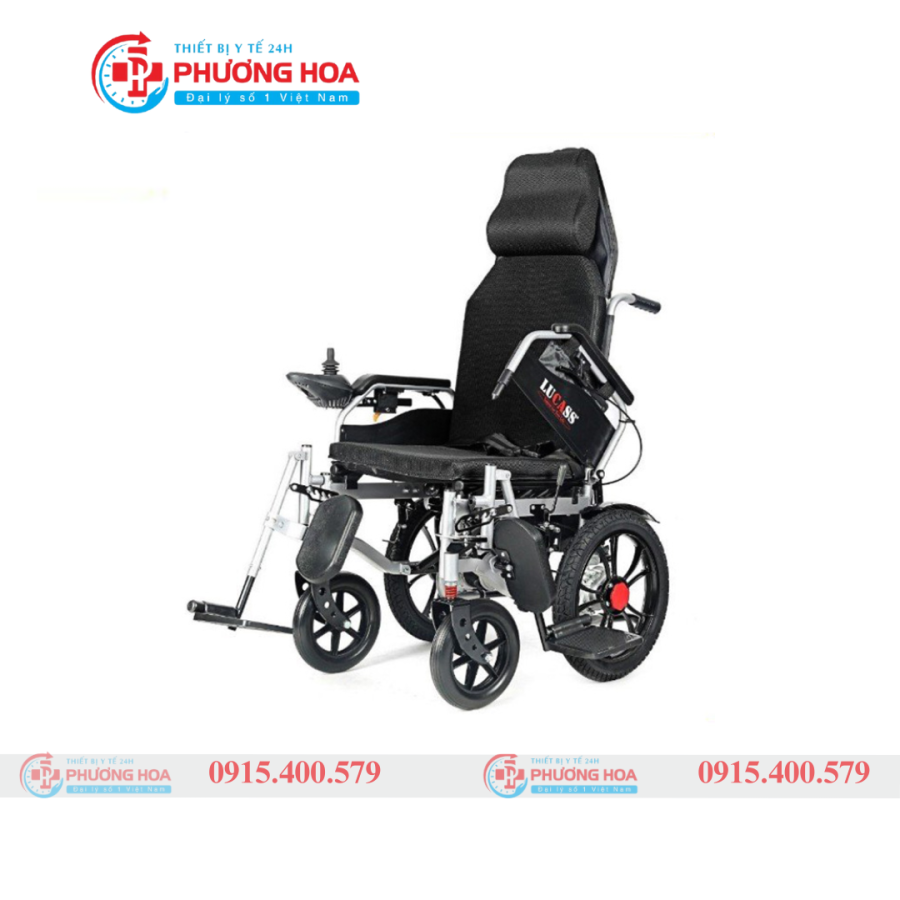 Xe lăn điện có thể ngả nằm Lucass XE-802